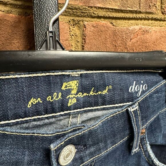 7 For All Mankind Women’s Dojo Low Rise Wide Leg Jeans Size 32 - Picture 3 of 7